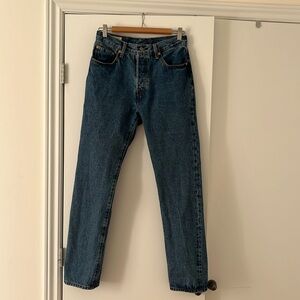 Levi’s 501 original fit blue jeans